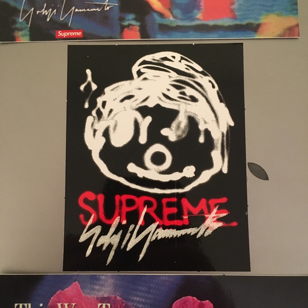 Supreme X Yohji Yamamoto Stickers - Picture 3 of 6